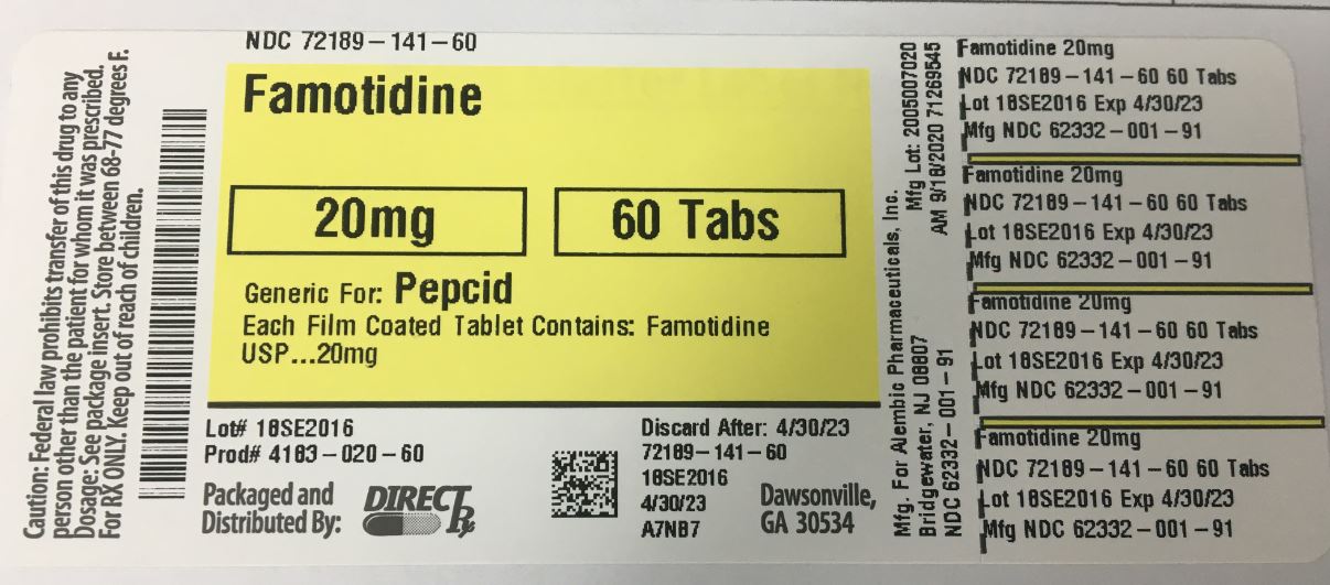 Pill image for Famotidine