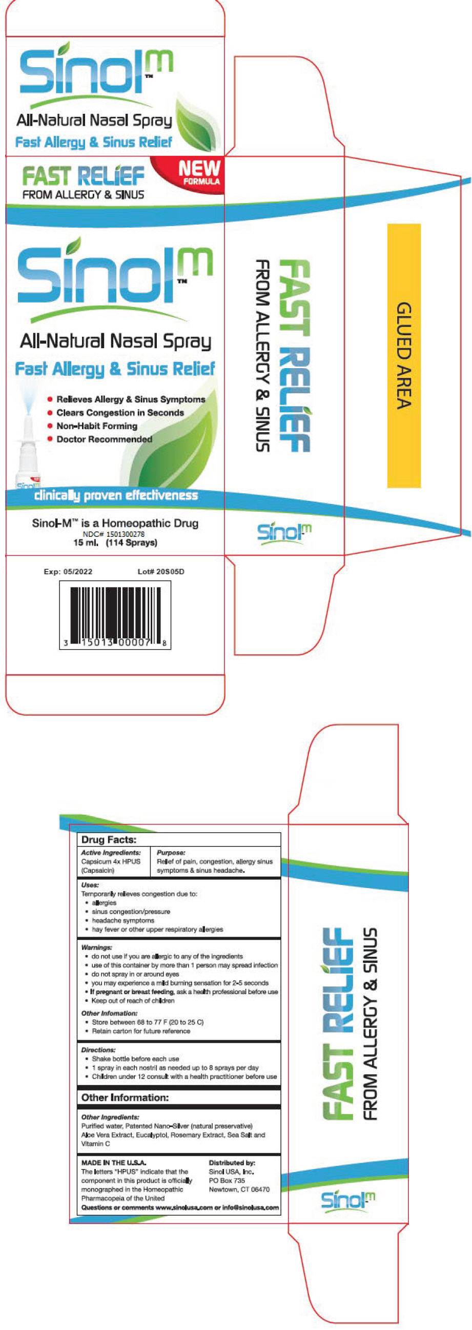 Pill image for Sinolm™ Fast Allergy And Sinus Relief