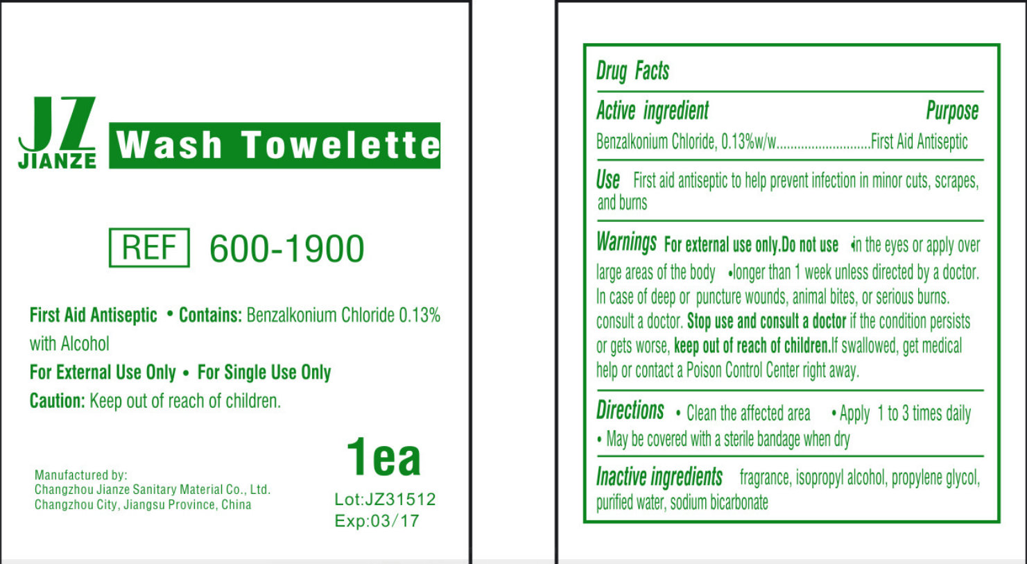 Pill image for Jianze Wash Towelette