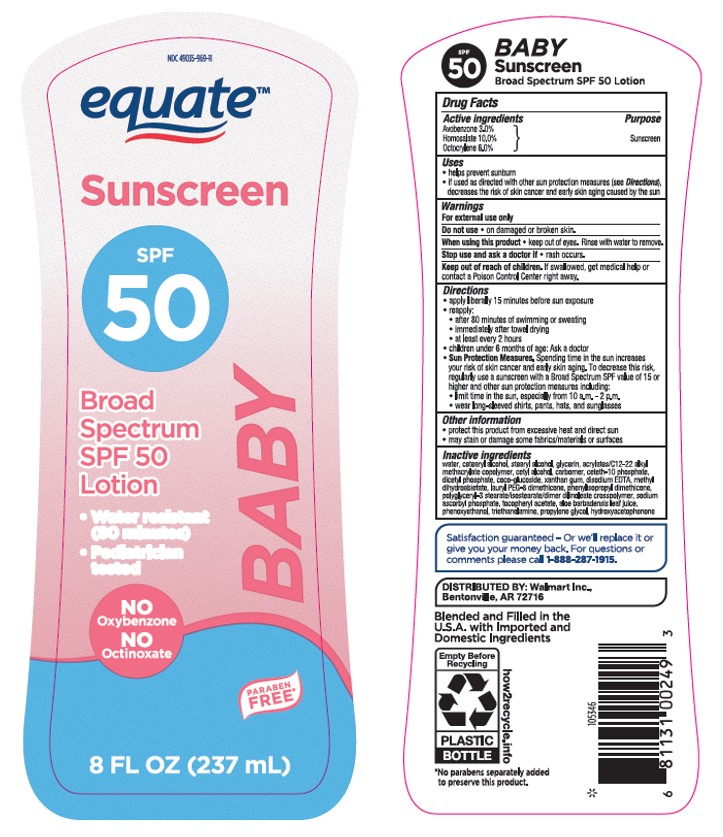 Pill image for Equate Sunscreen Baby Broad Spectrum Spf 50 Lotion