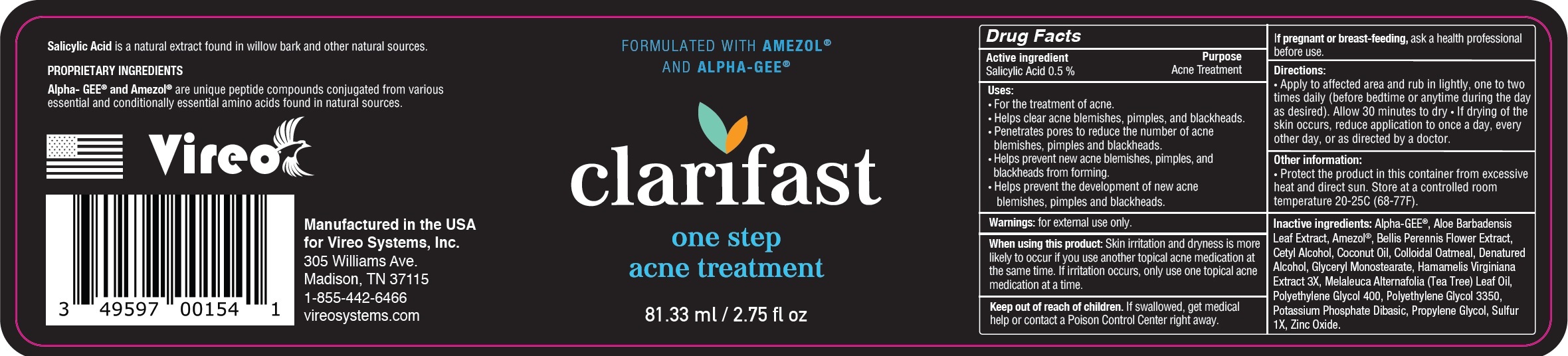 Pill image for Clarifast One Step Acne Treatment