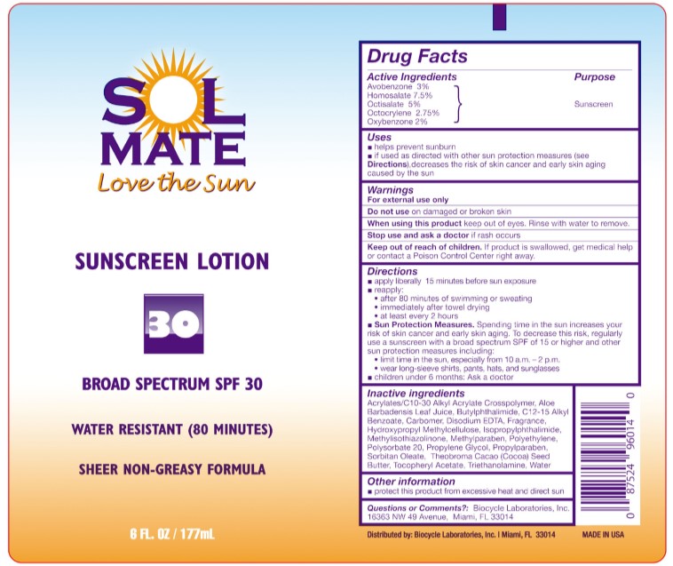 Pill image for Solmate Sunscreen Lotion Broad Spectrum Spf 30