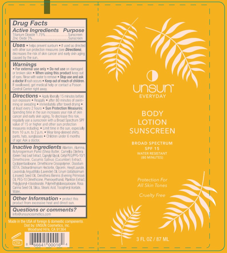 Pill image for Unsun Body Lotion Sunscreen Broad Spectrum Spf 15