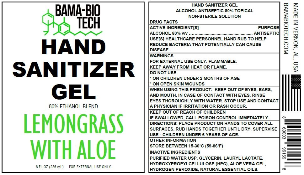 Pill image for Bama-bio Tech Hand Sanitizer 80% Ethanol Lemongrass Scent