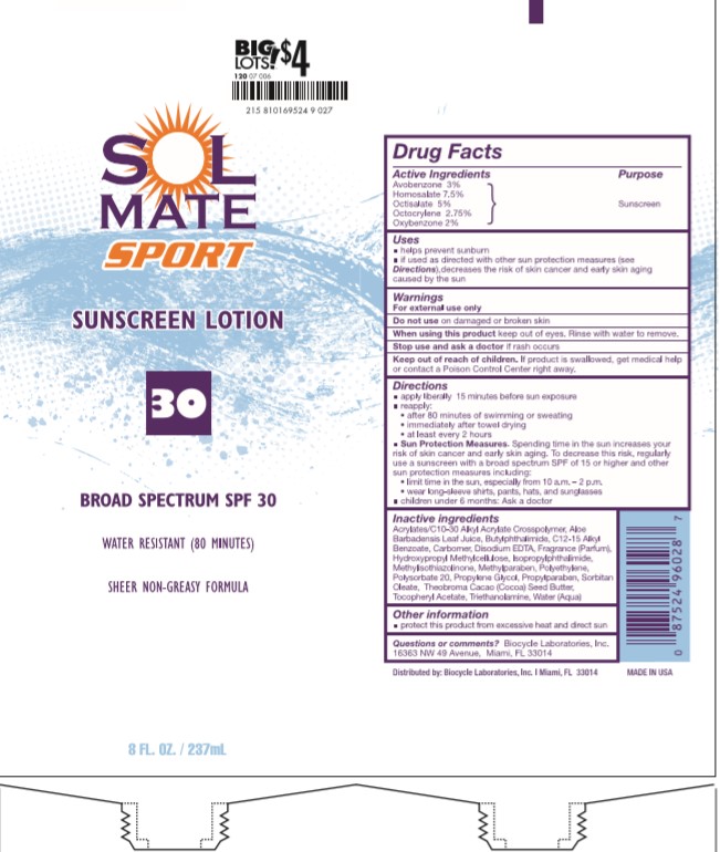 Pill image for Solmate Sport Sunscreen Lotion Broad Spectrum Spf 30
