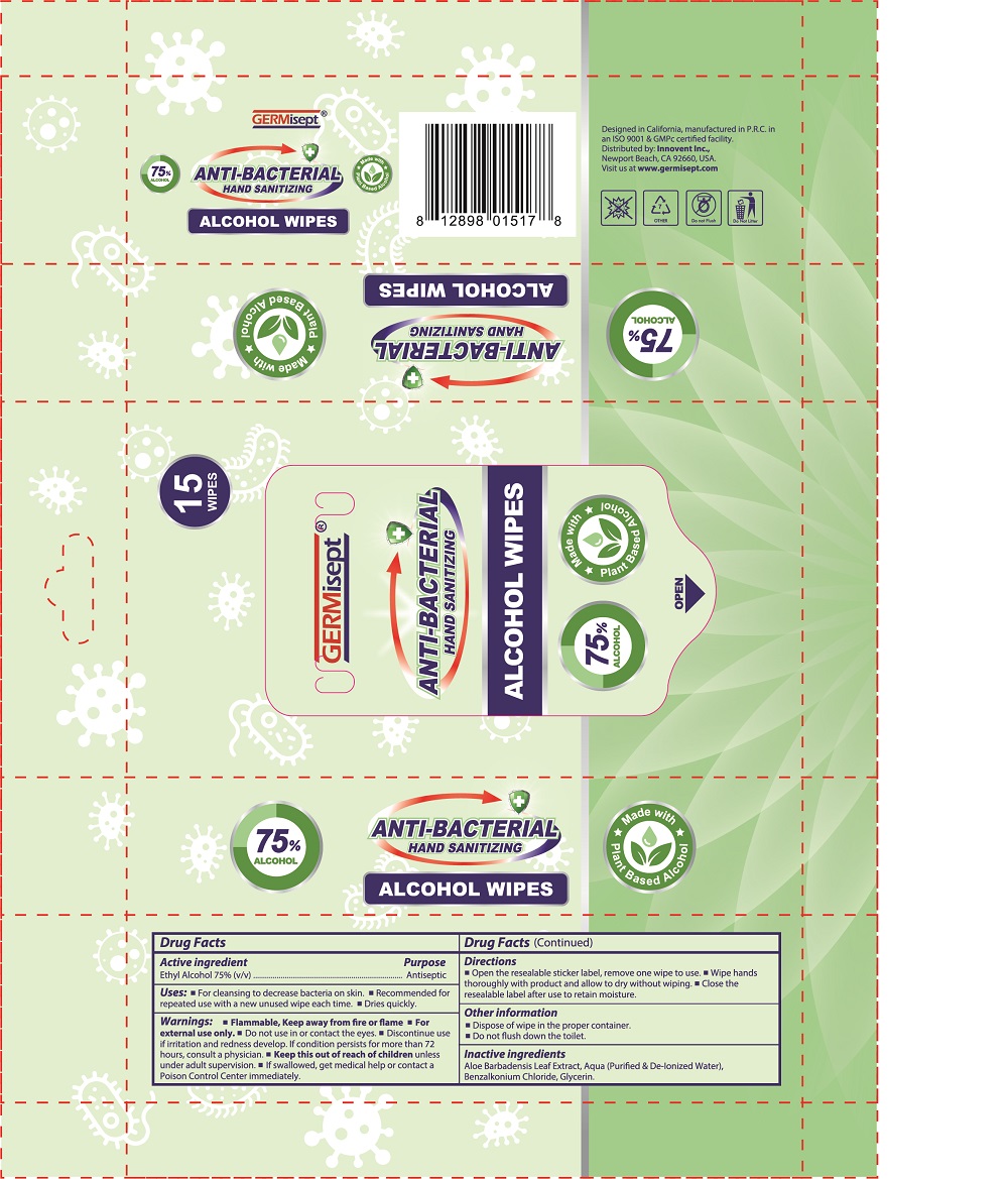 Pill image for 75127-008 germisept antibacterial alcohol wipes