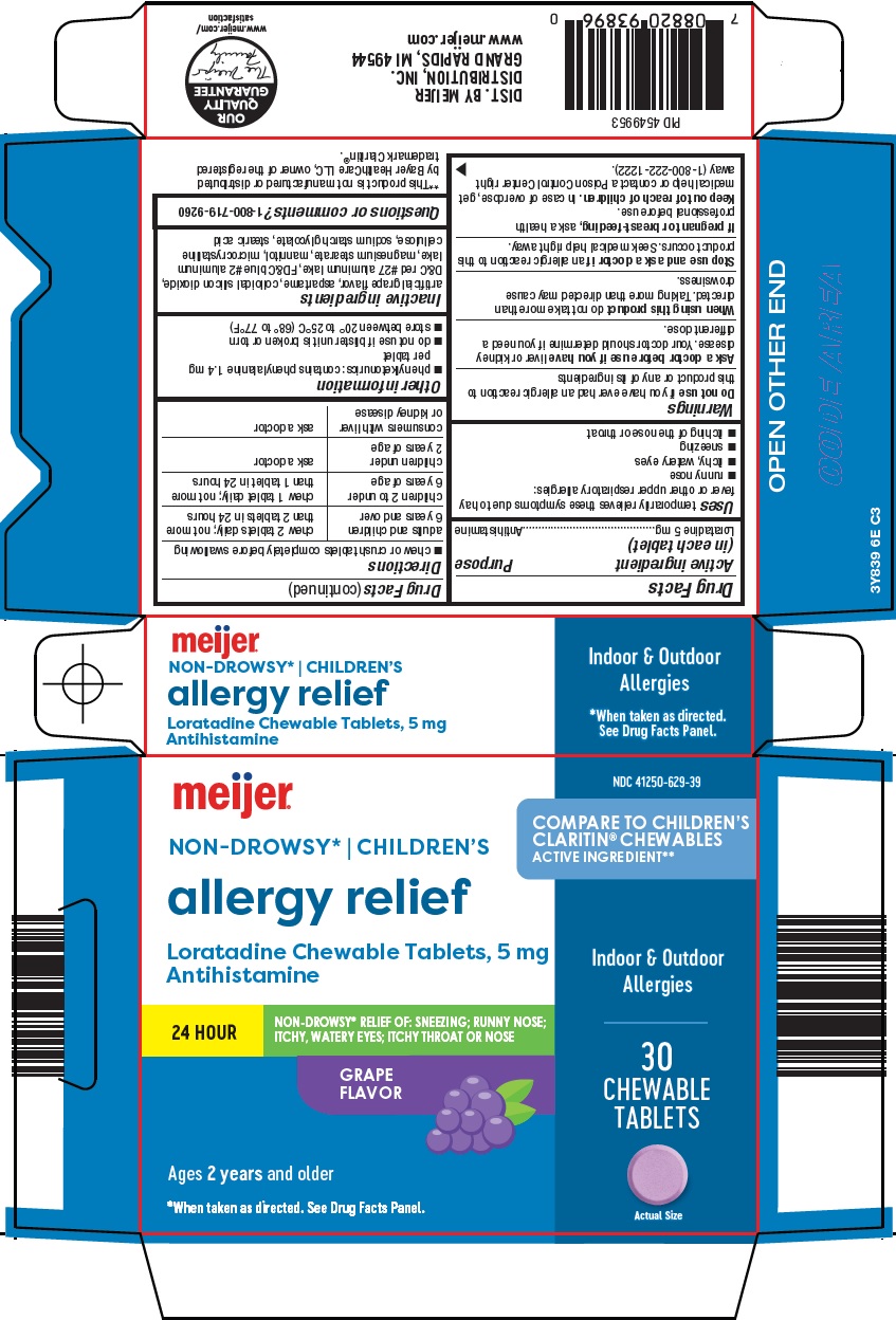 Pill image for Meijer Distribution, Inc. Children’s Allergy Relief Drug Facts