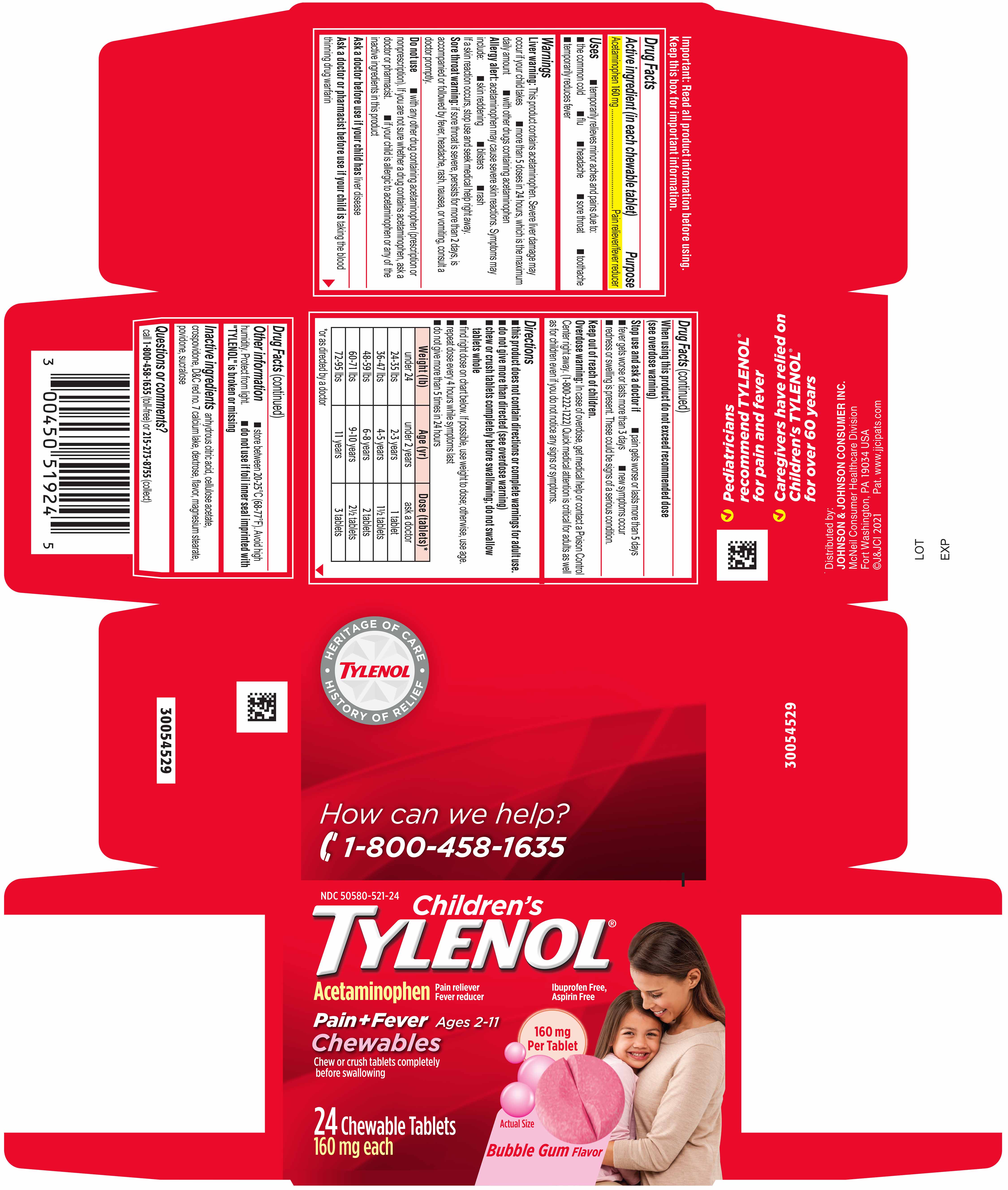 Pill image for Childrens Tylenol