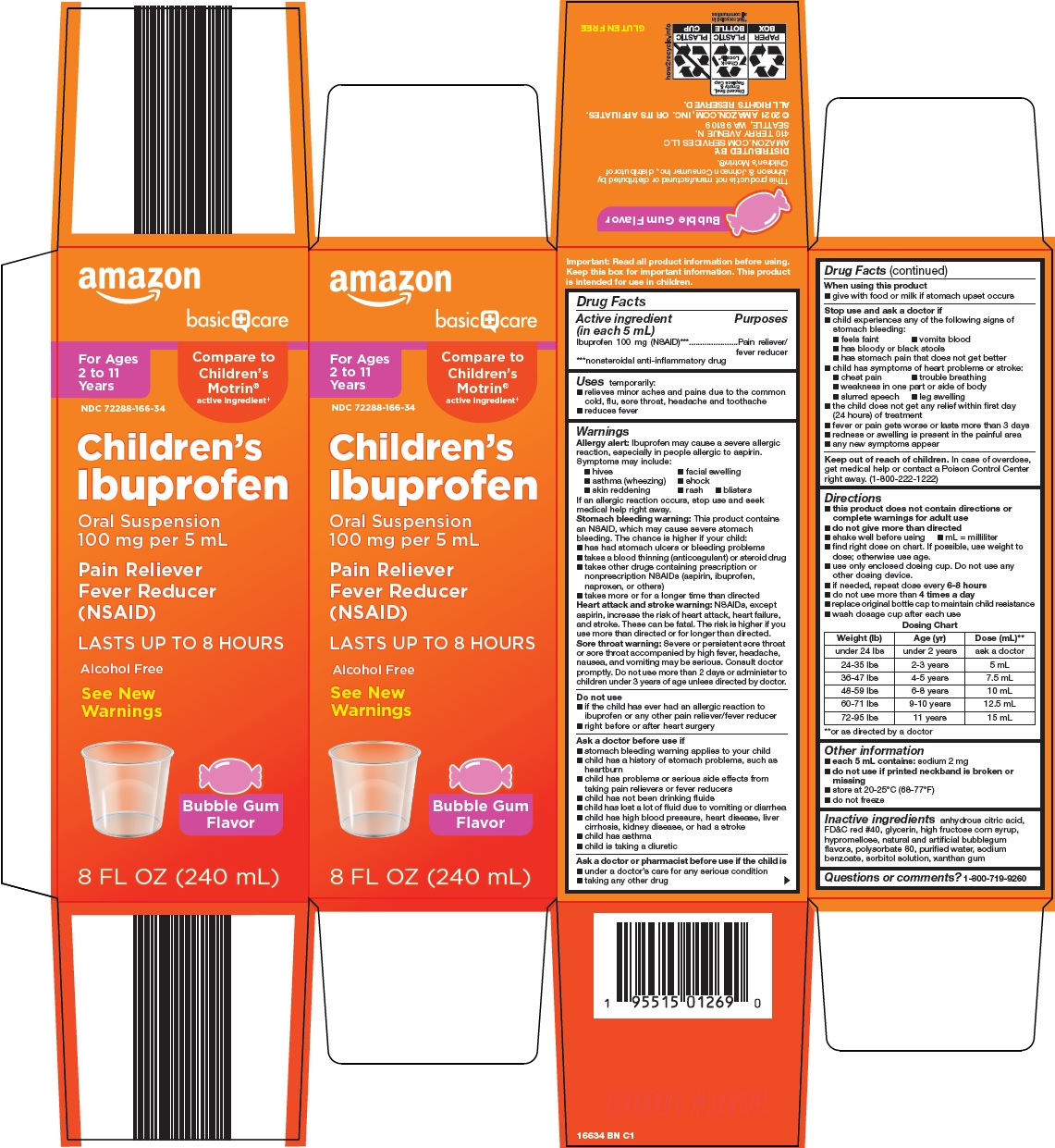 Pill image for Amazon Children’s Ibuprofen Drug Facts