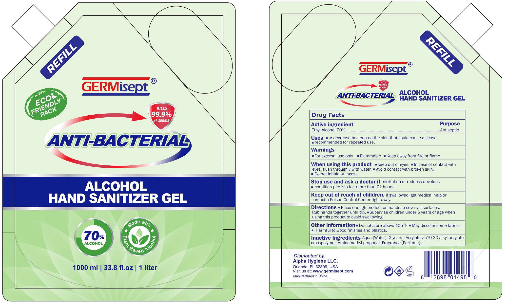 Pill image for Germisept Anti-bacterial Alcohol Hand Sanitizer Gel