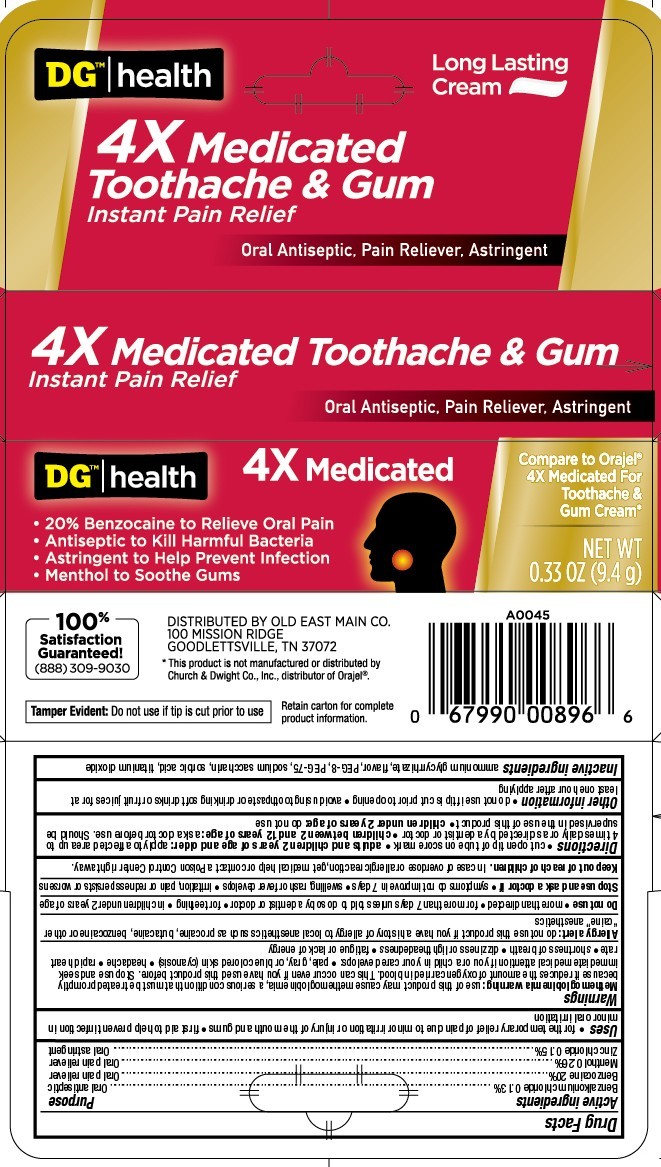 Pill image for 5820606 Dg 4x Medicated Toothache & Gum Cream