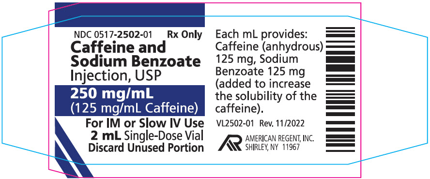 Pill image for Caffeine And Sodium Benzoate Injection, Usp
