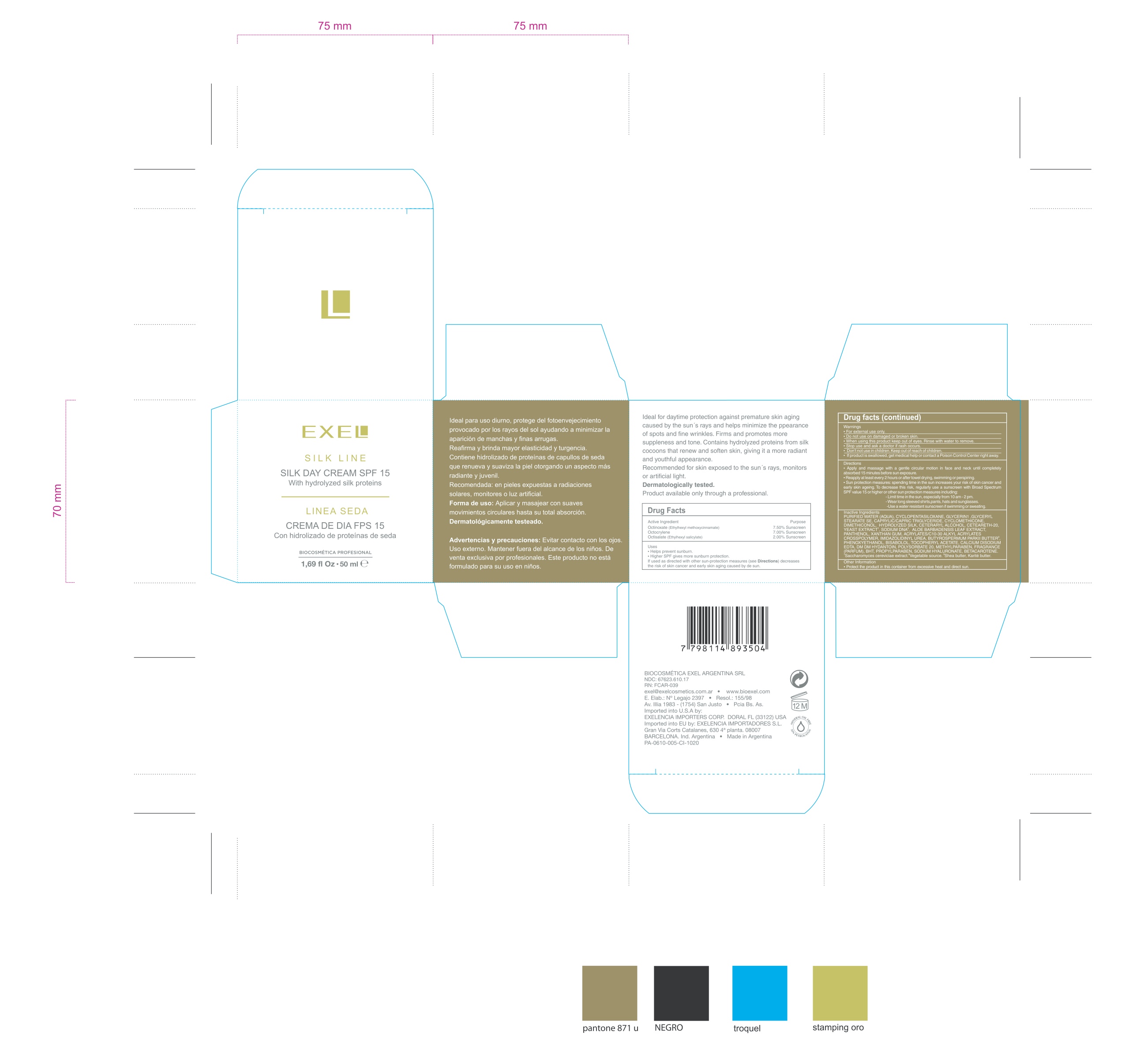 Pill image for Silk Line Silk Day Cream Spf 15