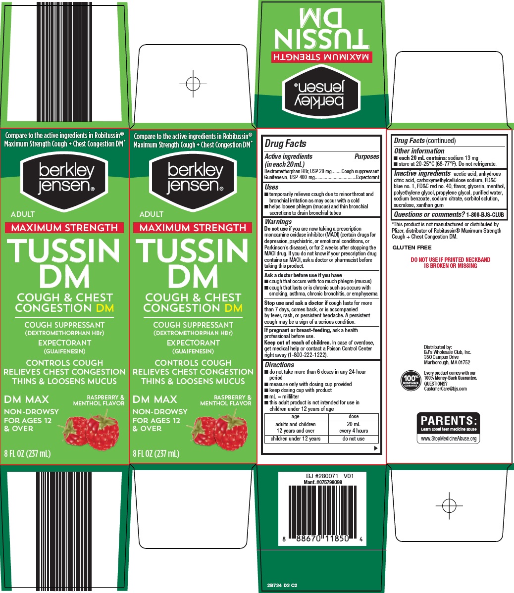 Pill image for Bjwc Tussin Dm Drug Facts