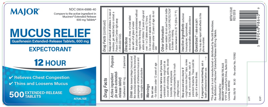 Pill image for Mucus Relief 600mg