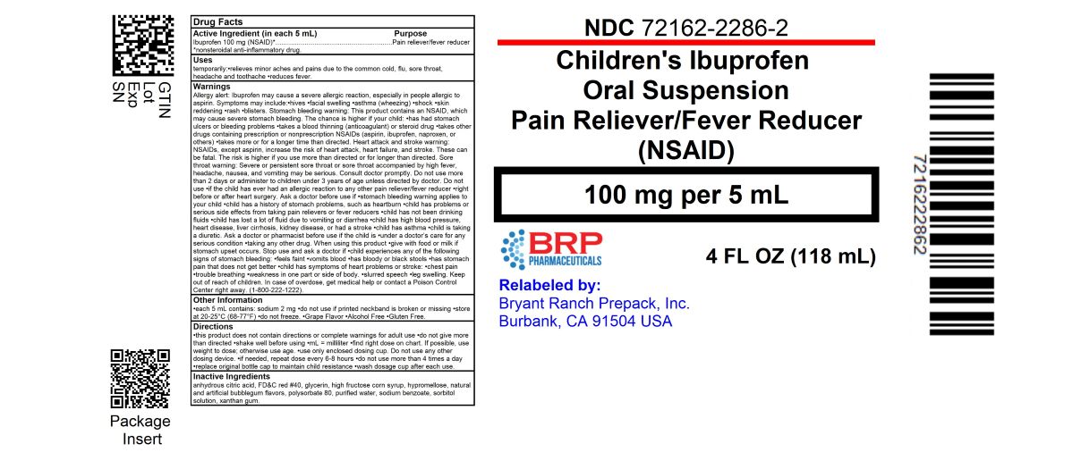 Pill image for Perrigo Children’s Ibuprofen Drug Facts