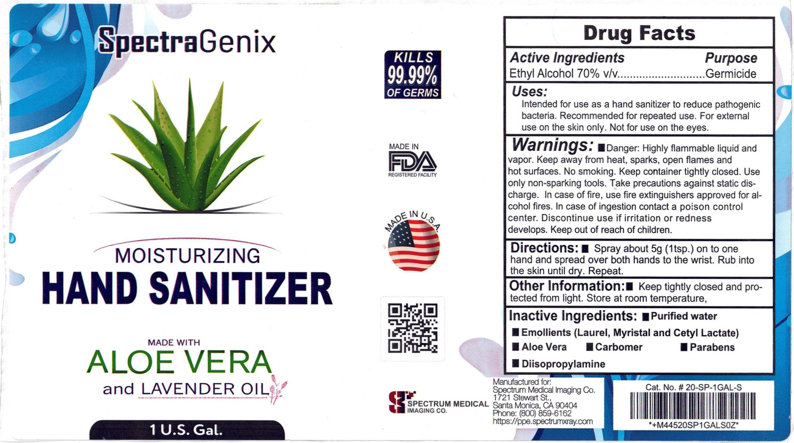 Pill image for Spectragenix Hand Sanitizer