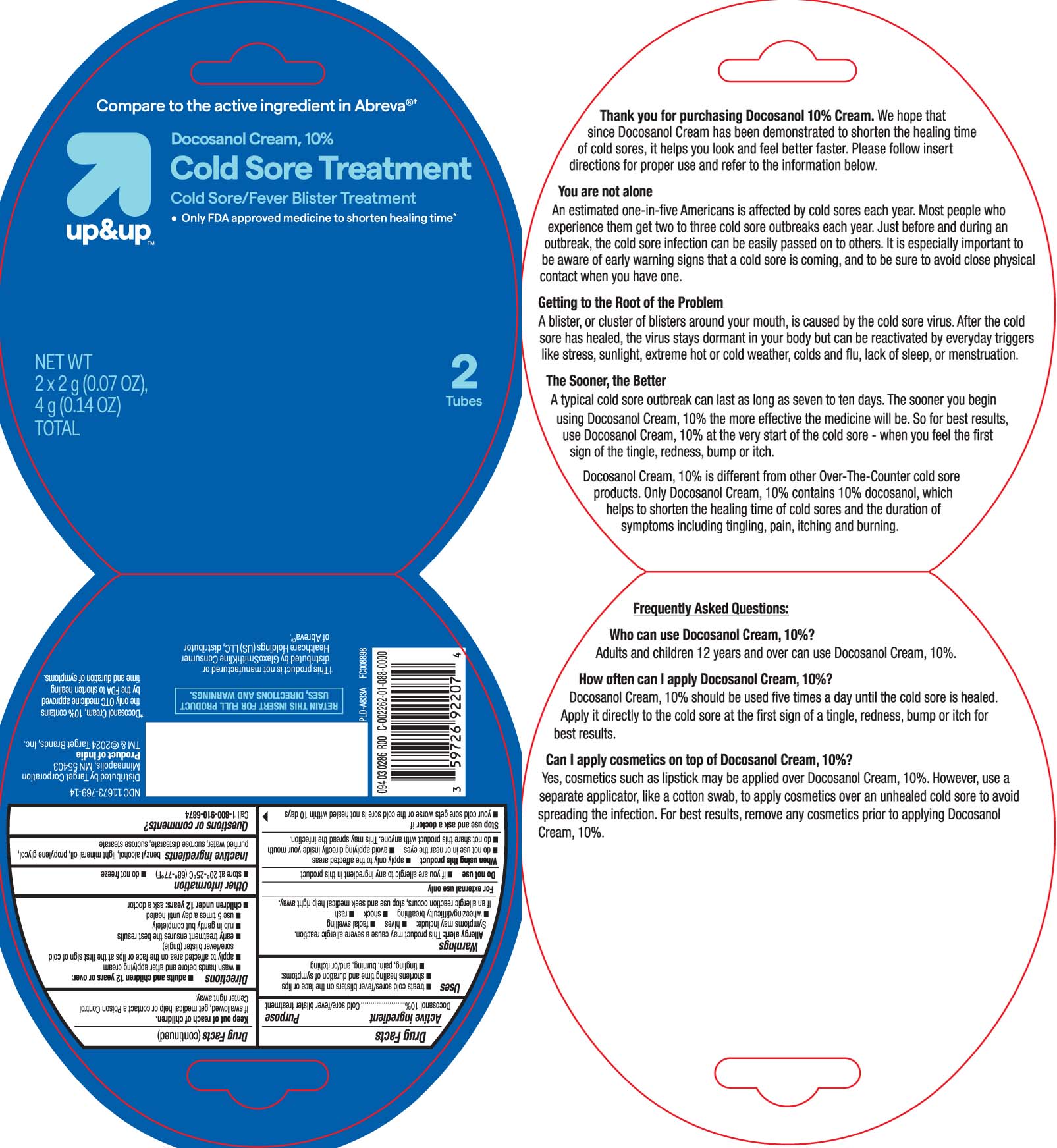 Pill image for Docosanol Cream, 10%