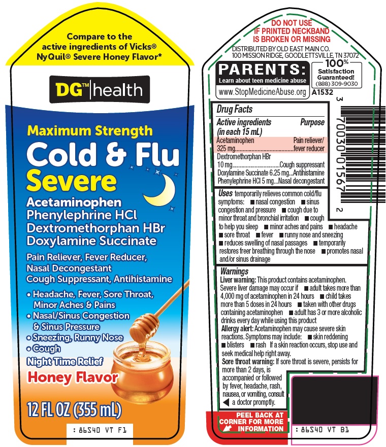Pill image for Dolgencorp, Llc Cold & Flu Severe Drug Facts