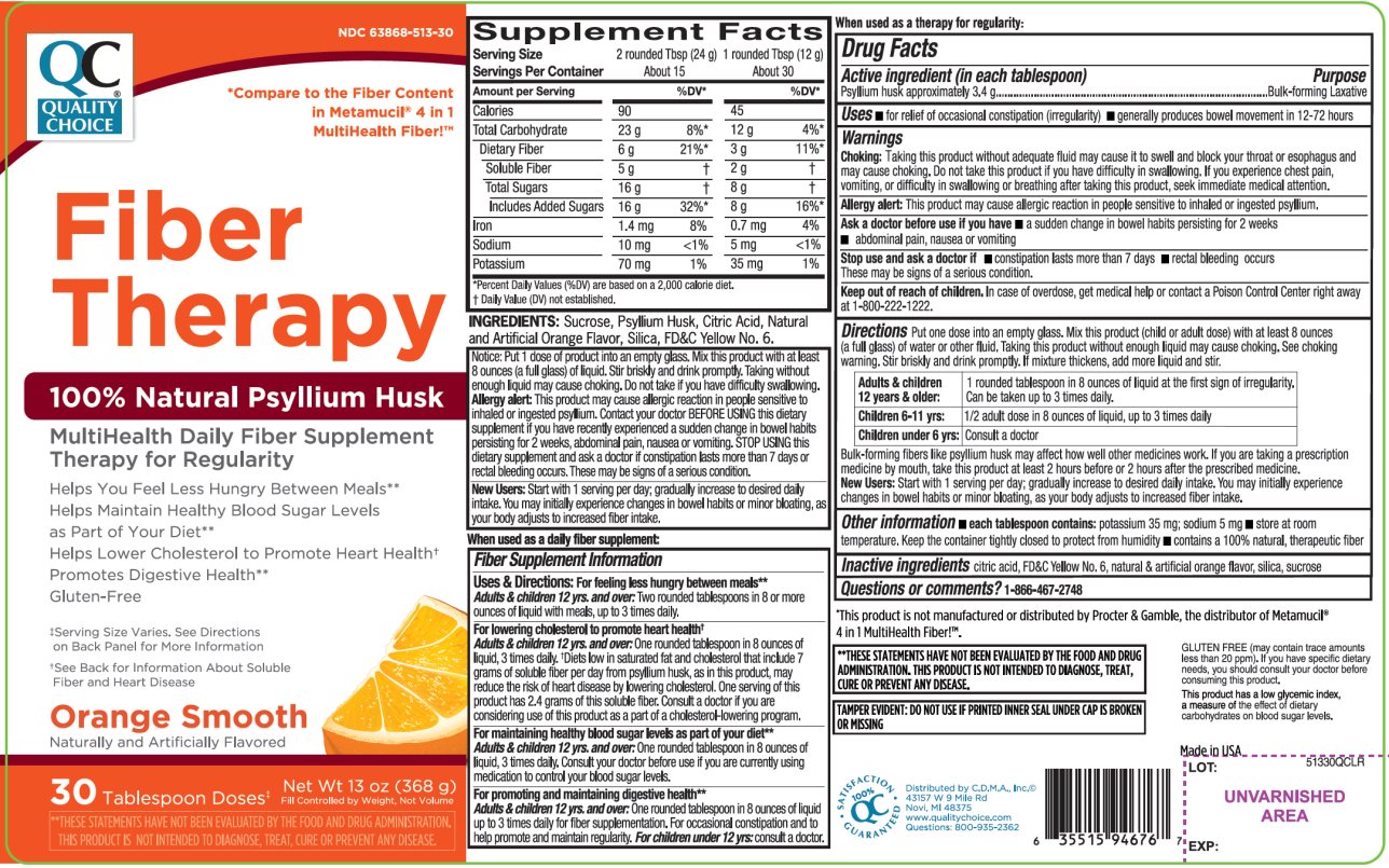 Pill image for Quality Choice Natural Psyllium Husk Orange Flavor