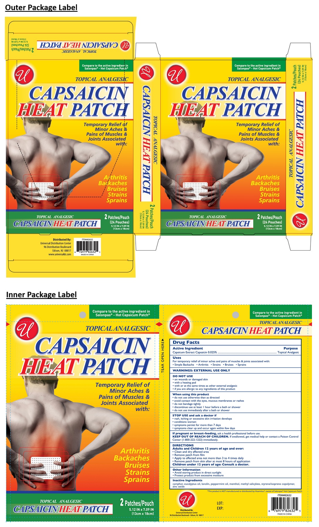 Pill image for Capsaicin Heat Patch