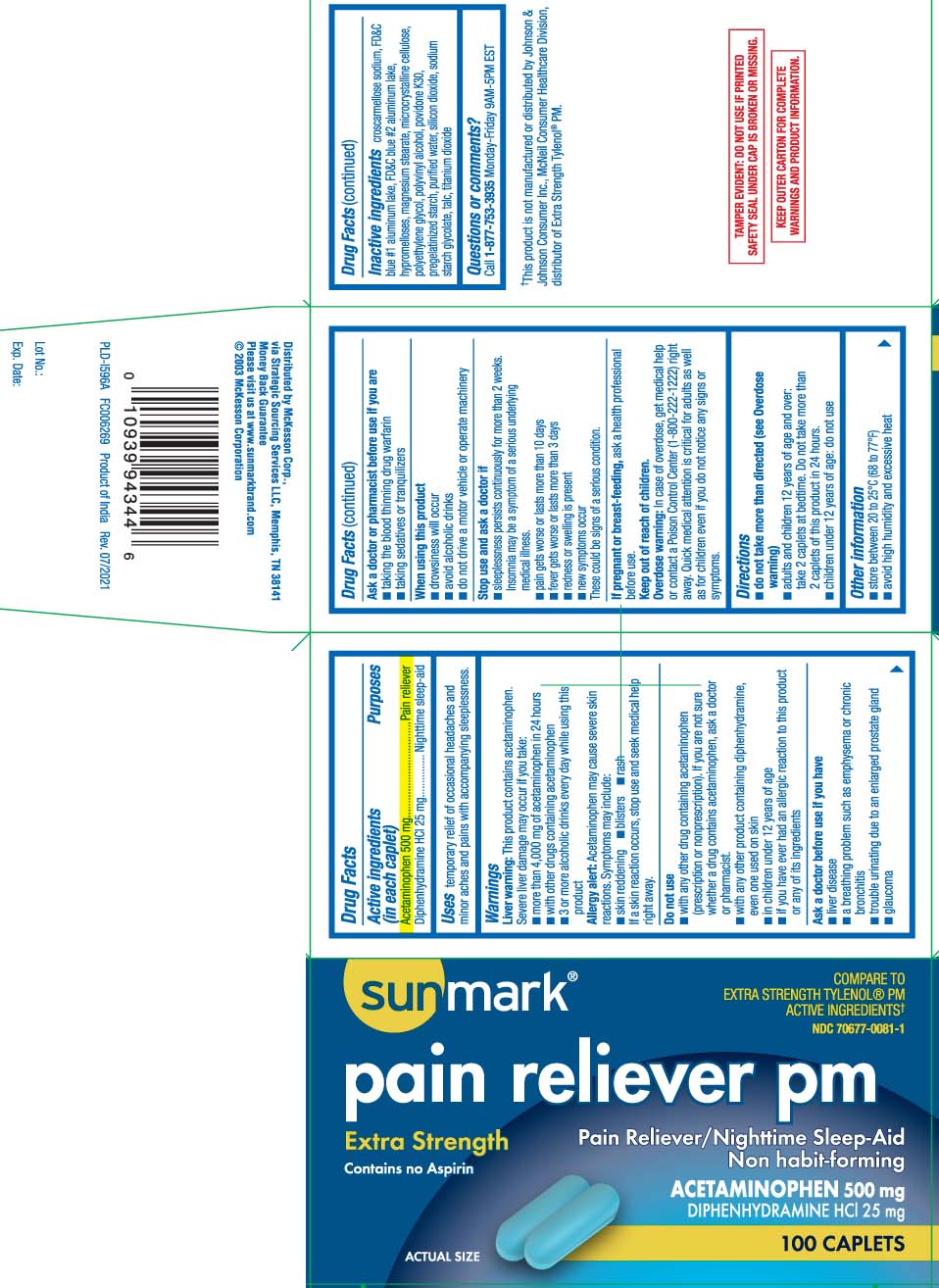 Pill image for Drug Facts