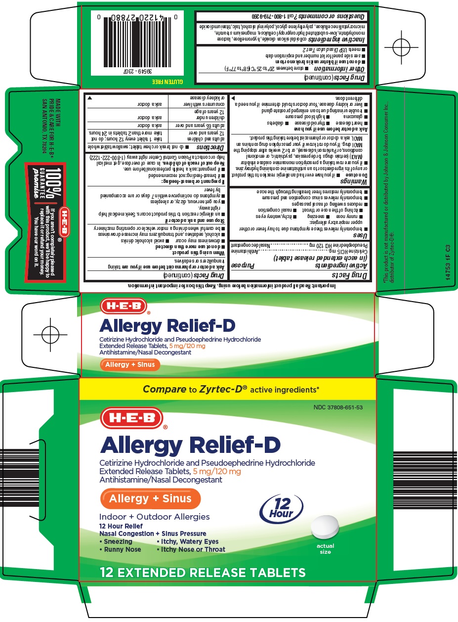Pill image for Heb Allergy Relief-d Drug Facts