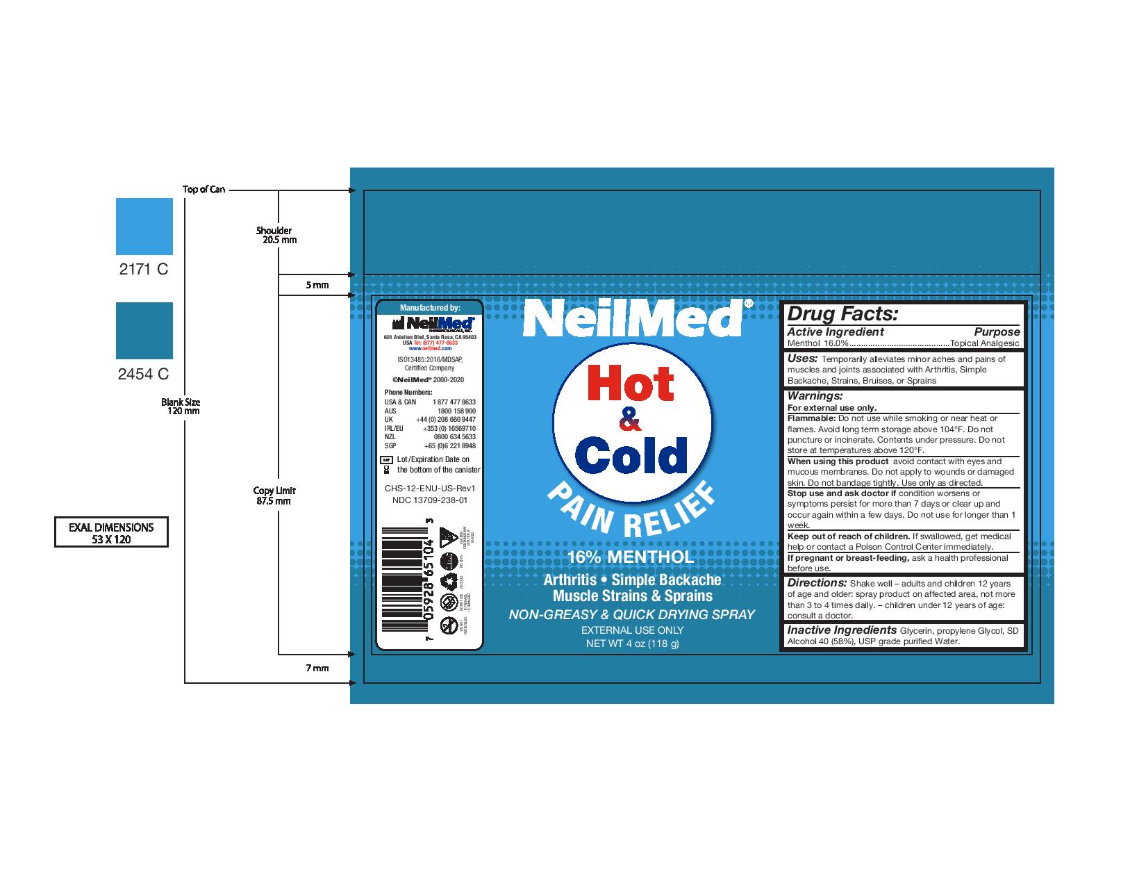 Pill image for Neilmed Hot And Cold Pain Relief Spray