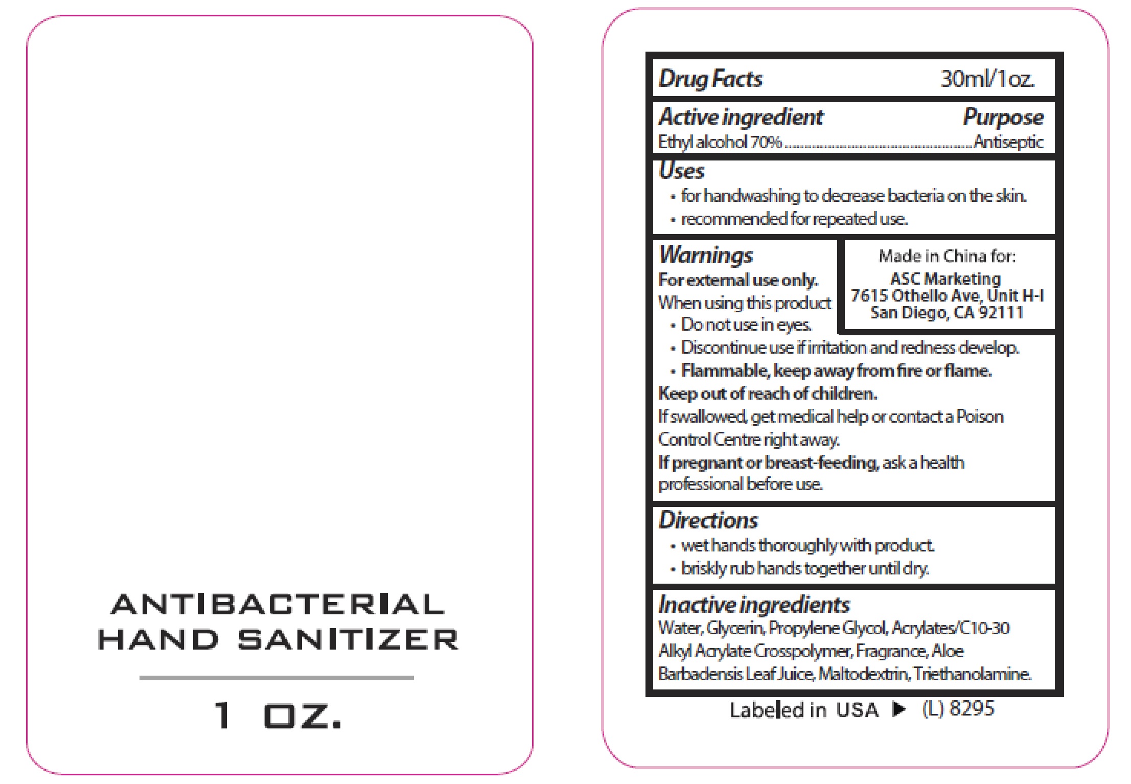 Pill image for Asc Antibacterial Hand Sanitizer