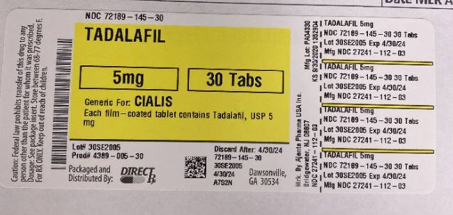 Pill image for Tadalafil