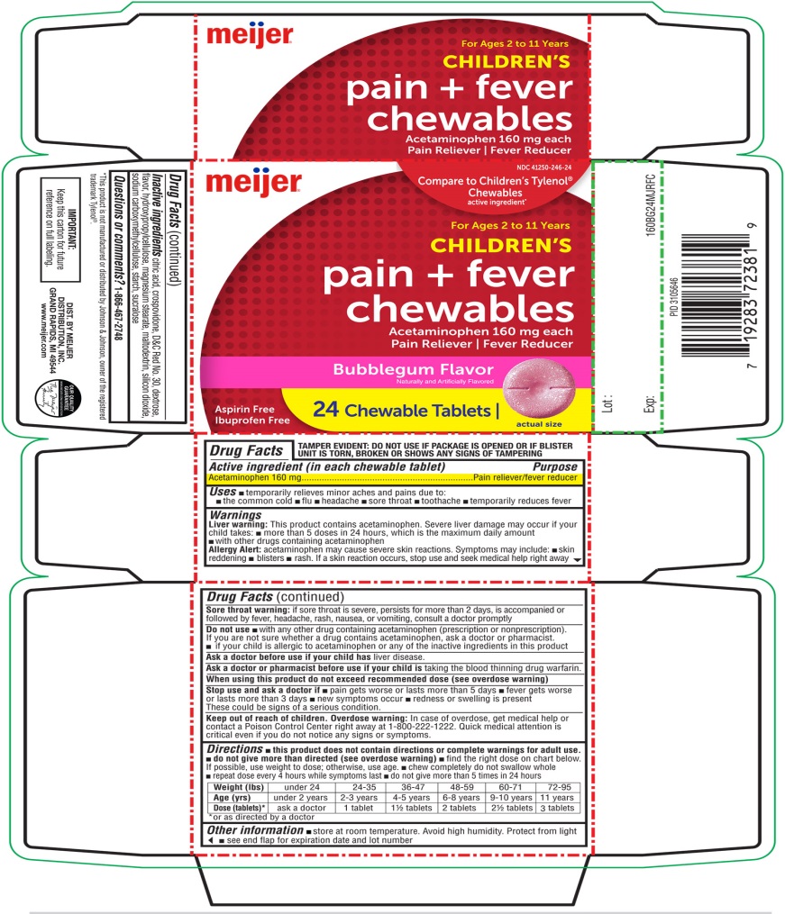 Pill image for Children’s Pain And Fever Chewables Acetaminophen