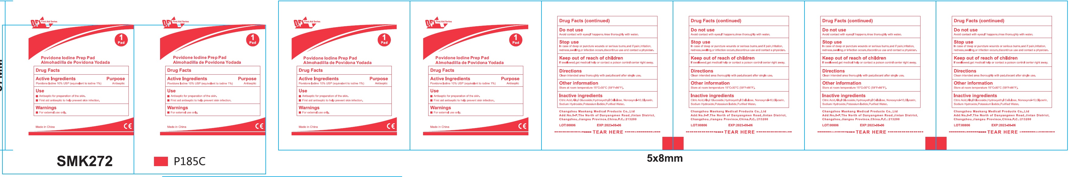 Pill image for Op First Aid Series Povidone Iodine Prep Pad