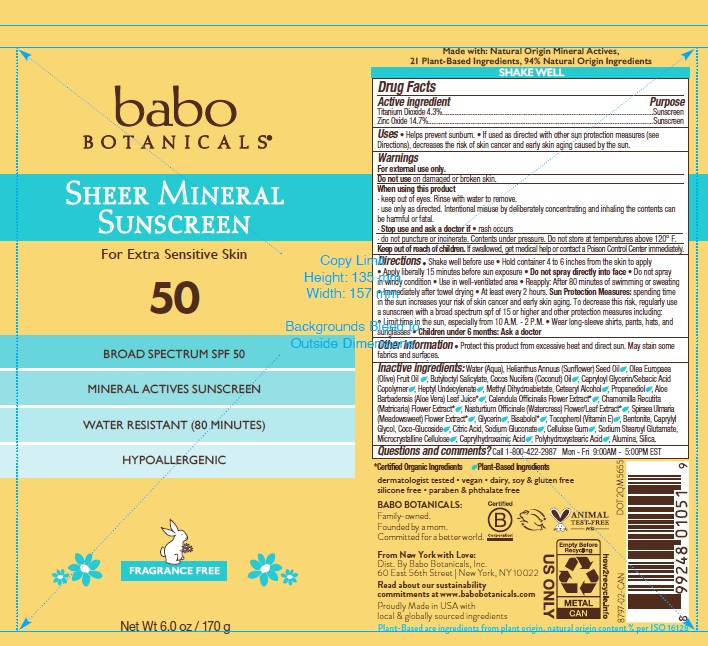 Pill image for 8797 Babo Spf 50 Sheer Sunscreen Spray