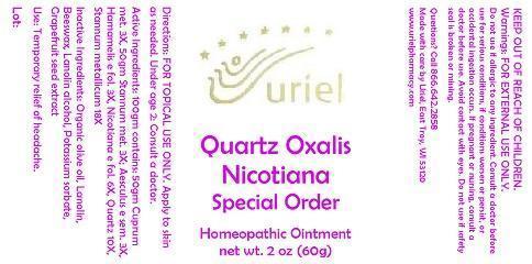 Pill image for Quartz Oxalis Nicotiana Special Order