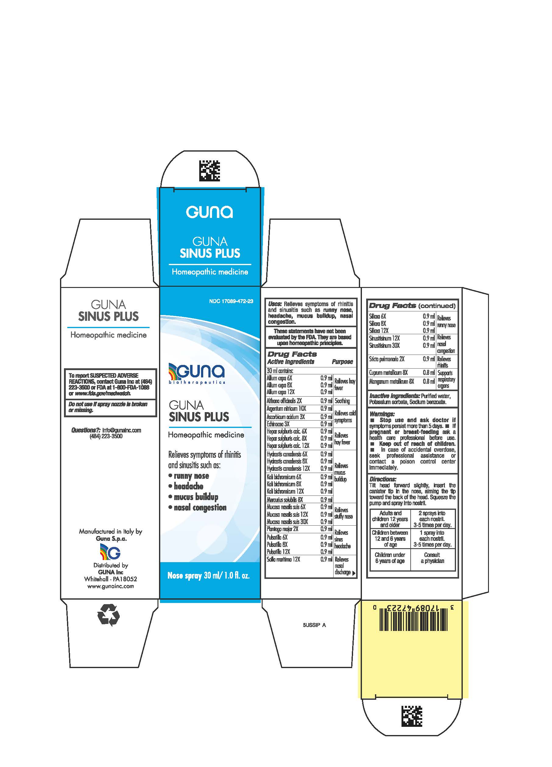 Pill image for Guna Sinus Plus