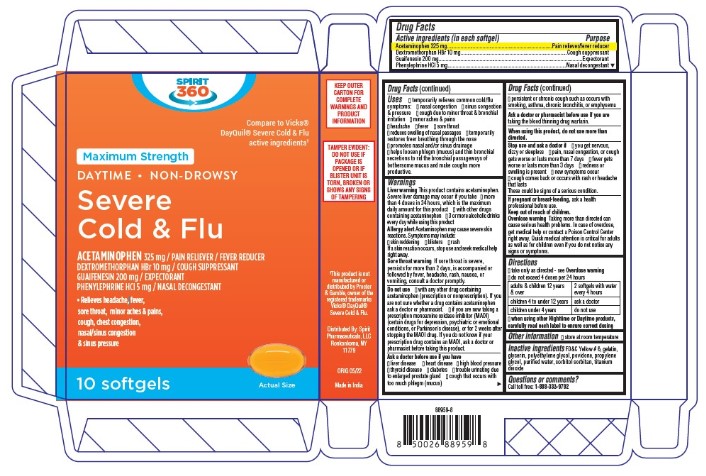 Pill image for Maximum Strength Daytime Non Drowsy Severe Cold And Flu