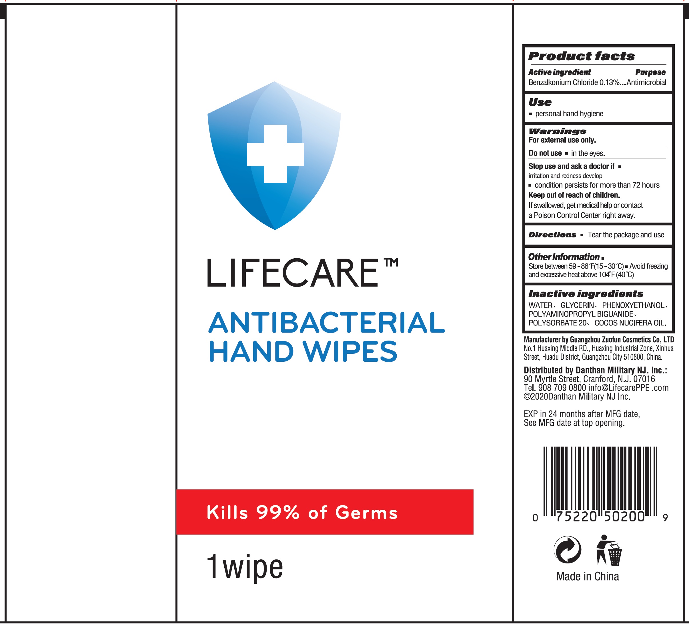 Pill image for Lifecare Antibacterial Hand Wipes