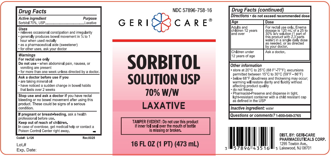 Pill image for Gericare- Sorbitol 758