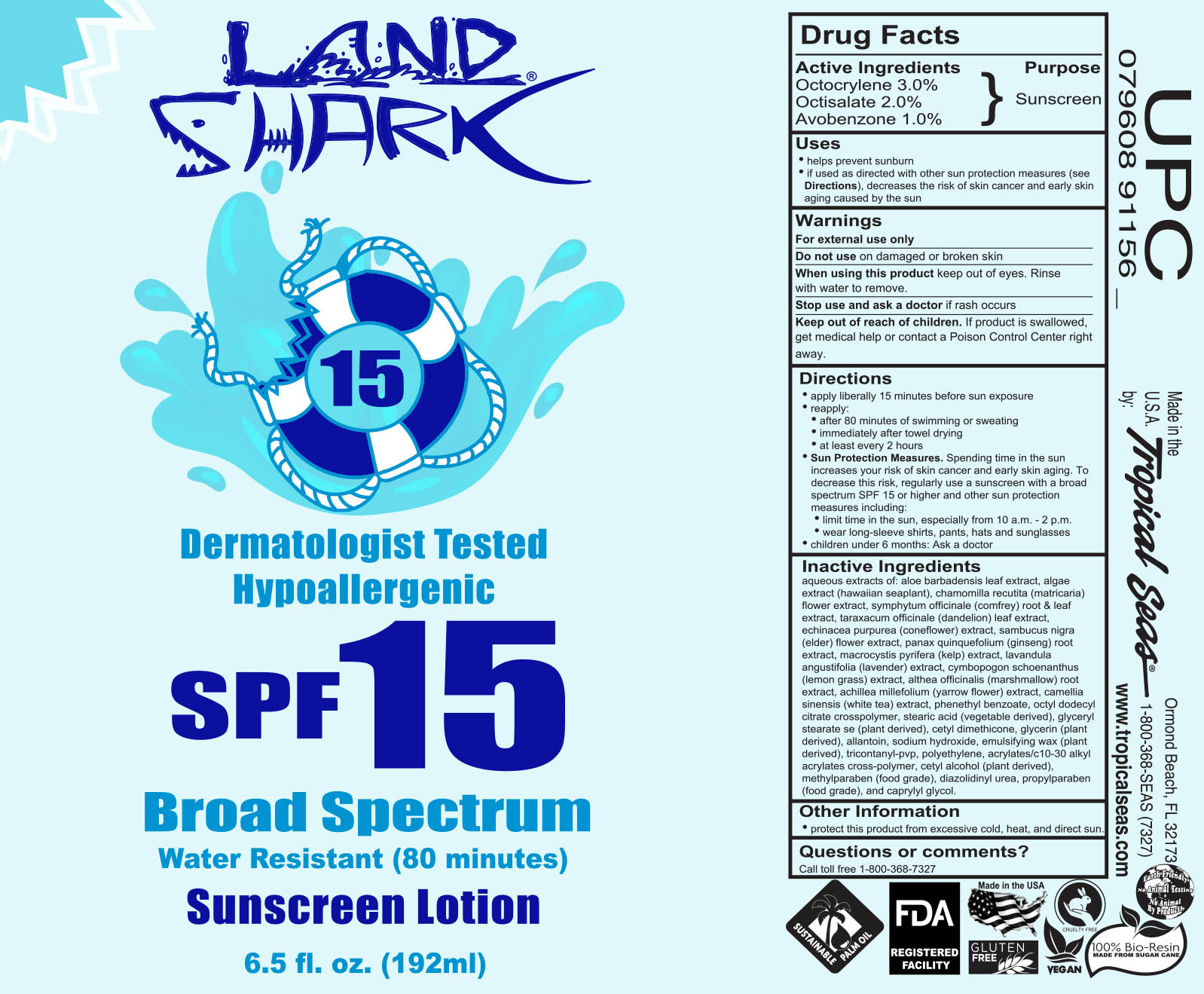 Pill image for Land Shark Spf 15 Lotion