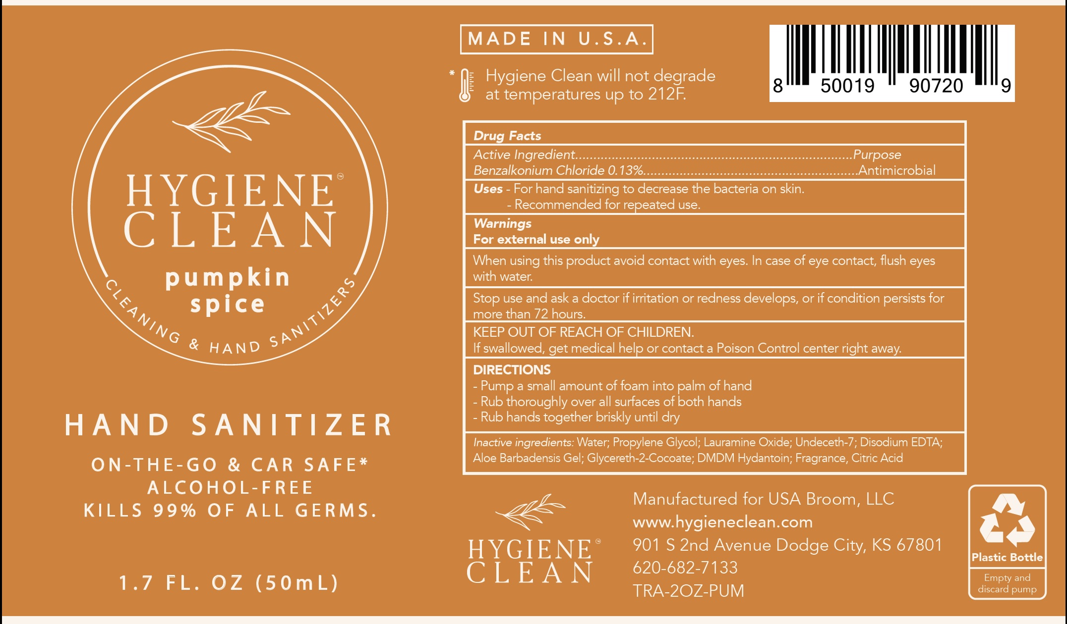 Pill image for Hygiene Clean Pumpkin Spice Hand Sanitizer