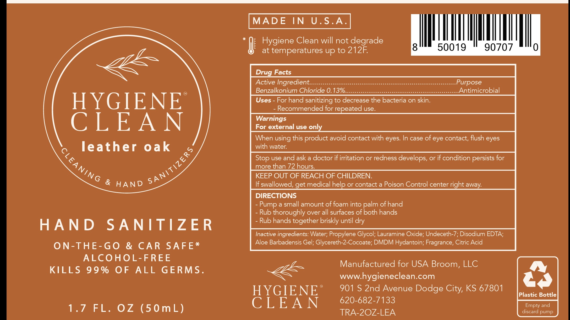 Pill image for Hygiene Clean Leather Oak Hand Sanitizer