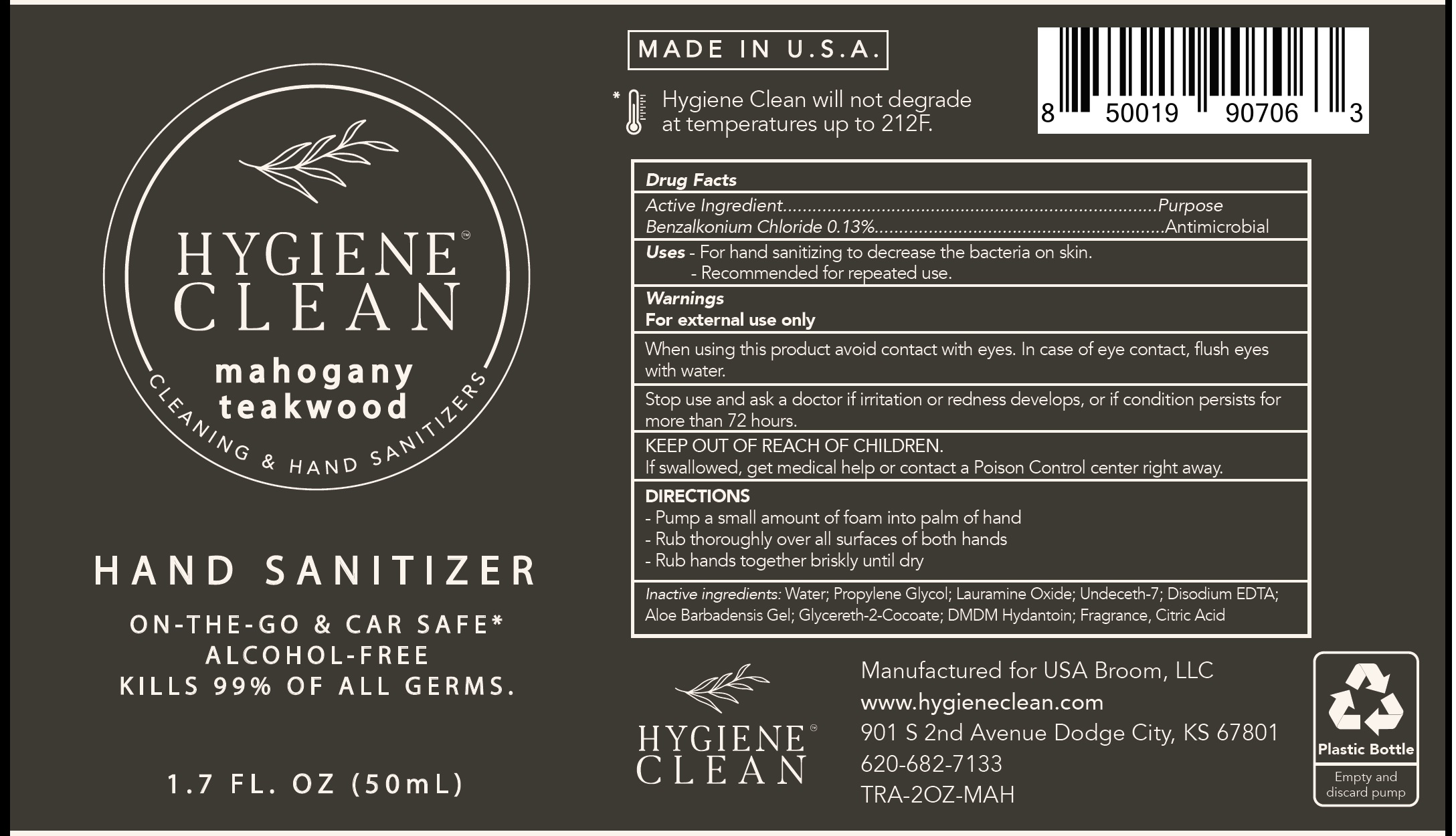 Pill image for hygiene clean mahogany teakwood hand sanitizer