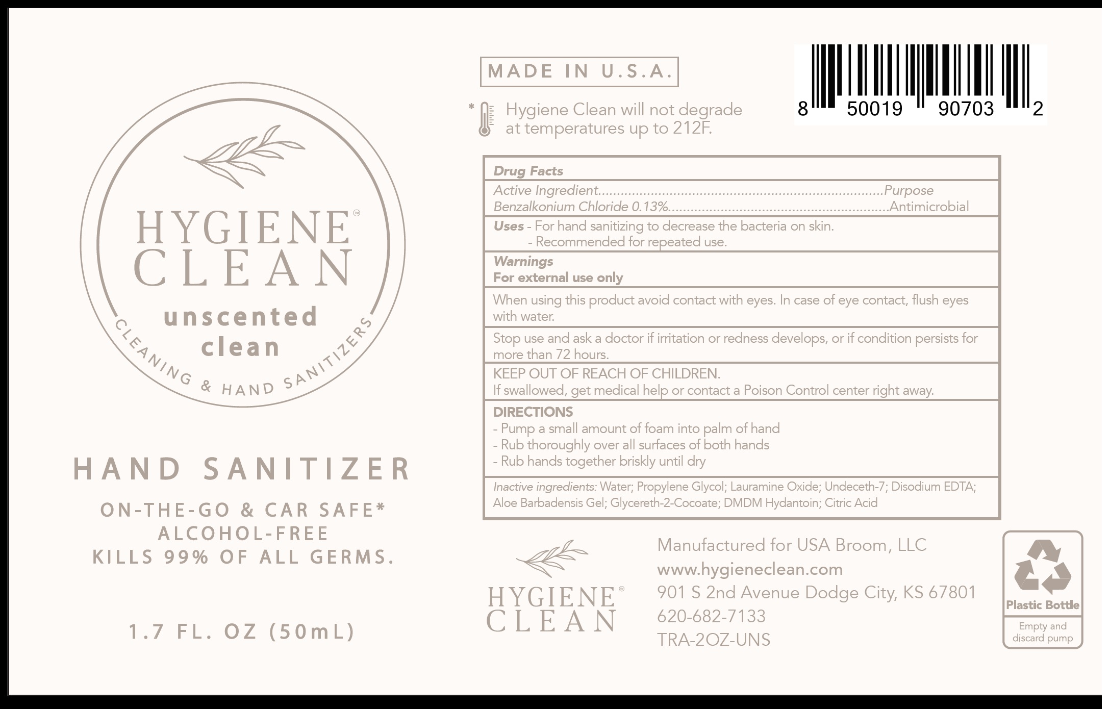 Pill image for Hygiene Clean Unscented Clean Hand Sanitizer