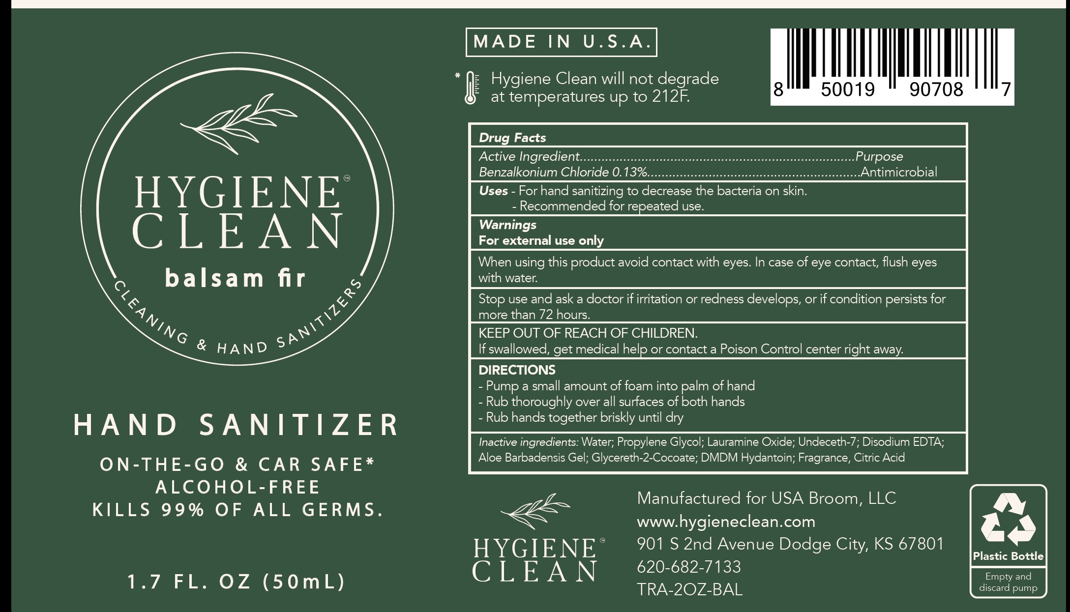 Pill image for Hygiene Clean Balsam Fir Hand Sanitizer