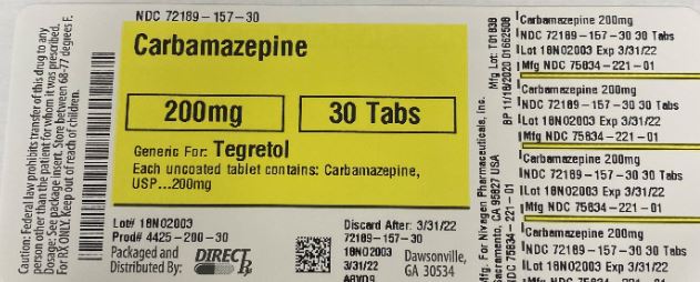 Pill image for Carbamazepine