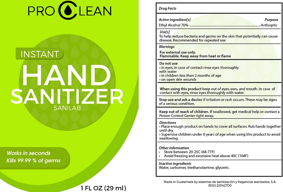 Pill image for Pro Clean Instant Hand Sanitizer