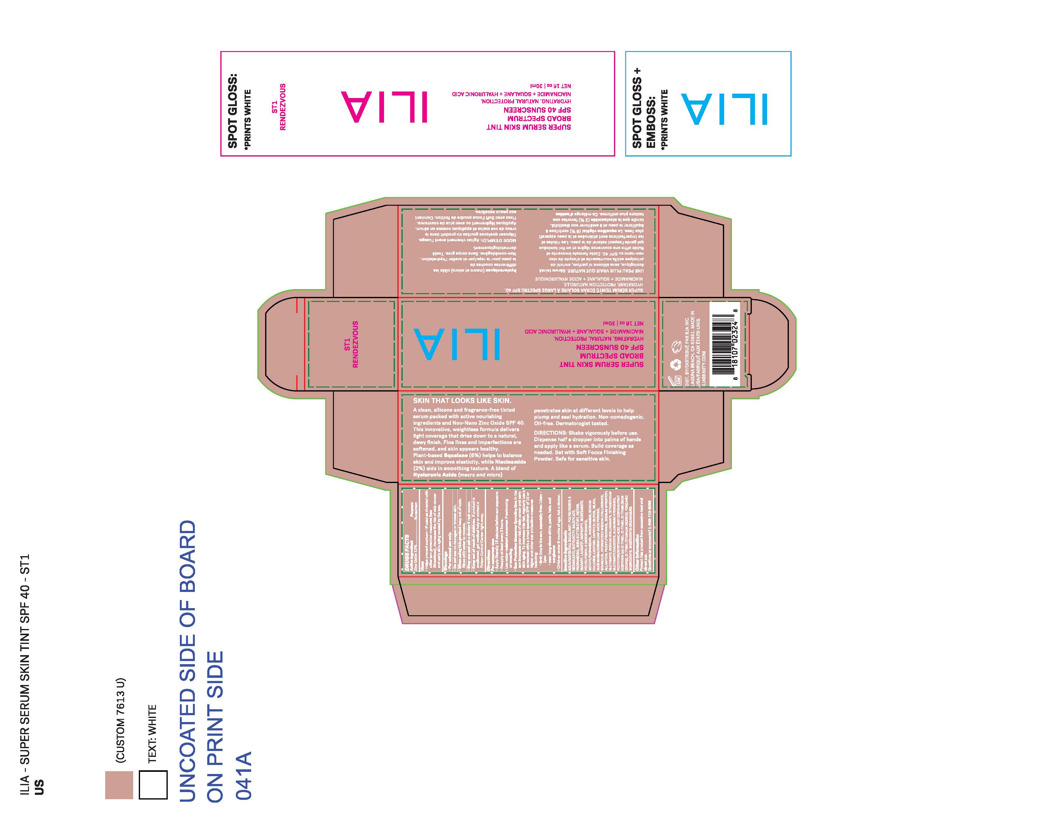 Pill image for Ilia Super Serum Skin Tint (st1 Rendezvous)