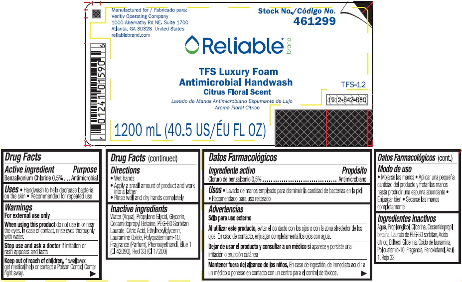 Pill image for Reliable® Luxury Foam Antimicrobial Handwash Citrus Floral Scent