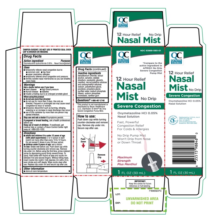 Pill image for Quality Choice Nasal Spray Drug Facts