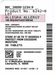 Pill image for Allegra Allergy